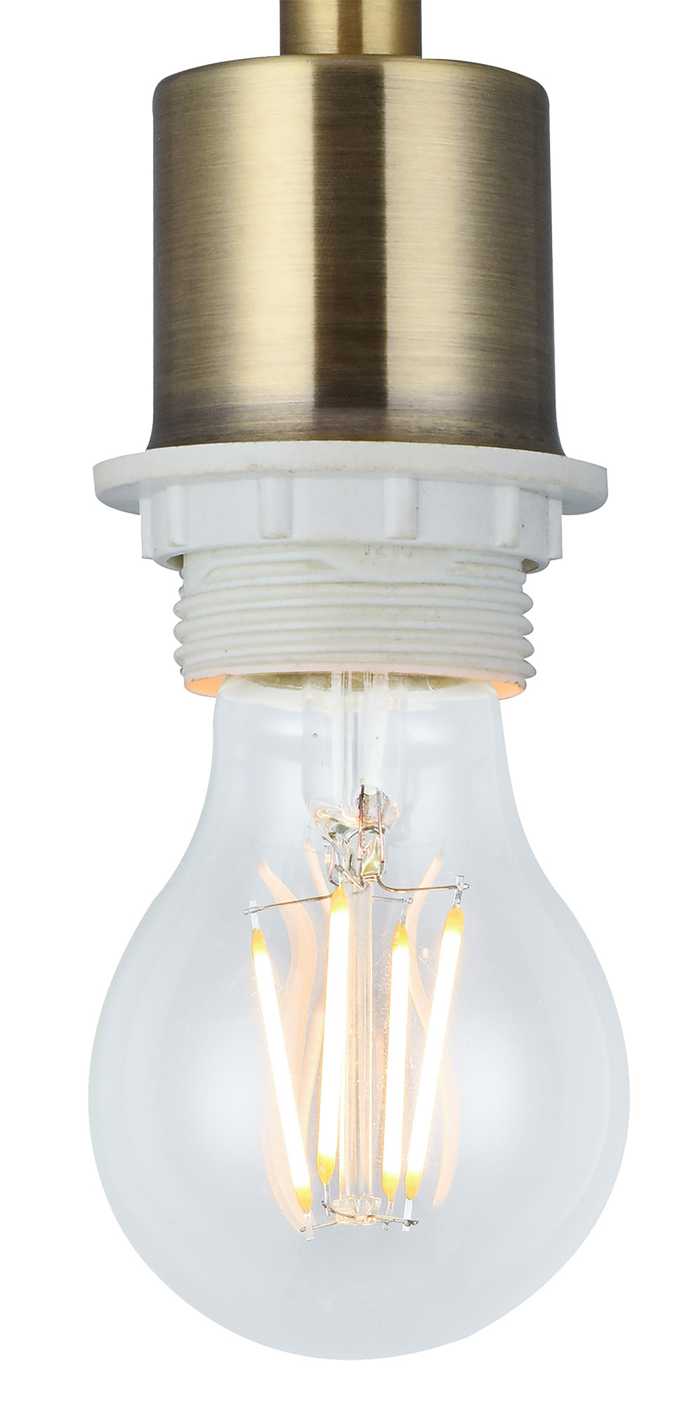 Baymont 40cm Semi Flush 1 Light Antique Brass, Taupe/Halo Gold, Frosted Diffuser DK0177  Deco Baymont